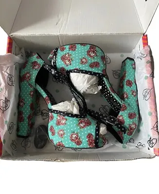 £29.99 • Buy Iron Fist Scary Praire High Heel Shoes. Size 7. Worn Once