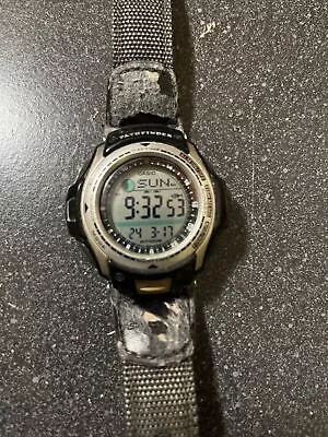 Casio Pathfinder Digital Watch Fishing Timer 2632 PAS-400B • $35