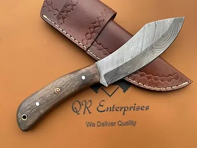Damascus Fixed-Blade Nessmuk Bushcraft Knife Camping Hunting Outdoor Knife • $70