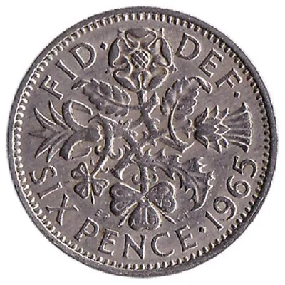 Lucky Sixpence 1947 - 1967 - Choose Your Date! 6d Birthday Anniversary  • £1.49