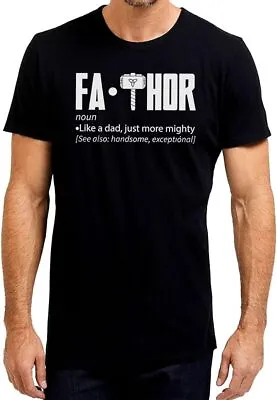 FA Thor Men's T-Shirt Birthday Gift Marvel Superhero Dad S TO 5XL • £11.95