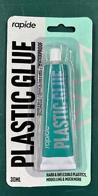 RAPIDE Extra Strong Plastic Adhesive Glue Waterproof Acrylic ABS PVC Pipes 30ML • £2.99