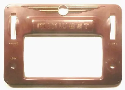 Vintage MIDWEST Series 8 / Model 88 Part: BAKELITE FACEPLATE  11 & 1/2 X 7 & 7/8 • $50