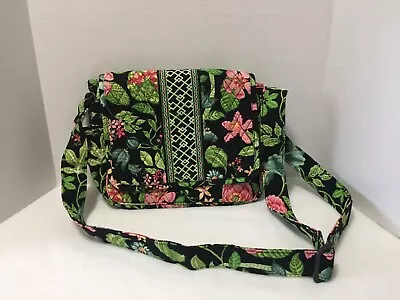 Vera Bradley Botanica Lindsay Purse Shoulder Crossbody Bag Retired EUC • $29.95