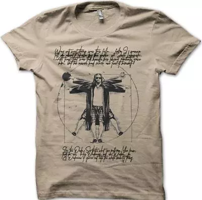 The Dude Your Opinion Man Vitruvian Man The Big Lebowski T-shirt • $18.39