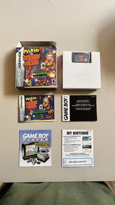 $10 • Buy NINTENDO GBA MARIO VS DONKEY KONG MINT Gameboy Advance Still With FCTRY Plastic
