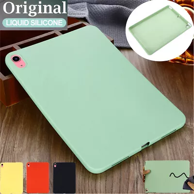 For IPad 5th 6th 7th 8th 9th 10th Gen Shockproof Liquid Silicone Case Cover Skin • $6.59