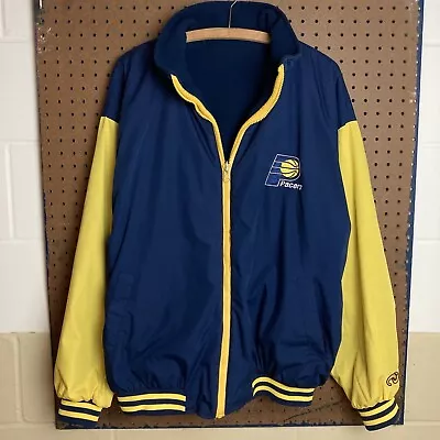 Vintage Indiana Pacers NBA Basketball Reversible Jacket Large • $29.80