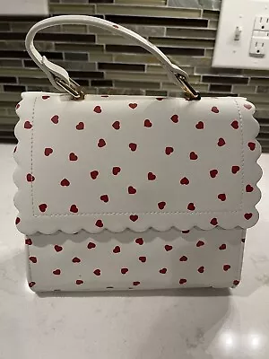 A New Day Target White W/Hearts Purse Bag -NEW • $12