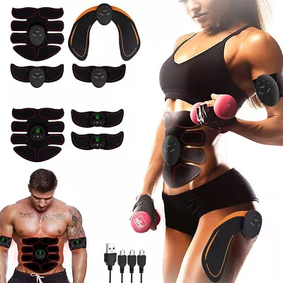 Electric Muscle Toner Machine ABS Toning Belt Simulation Fat Burner Belly Shaper • $16.58