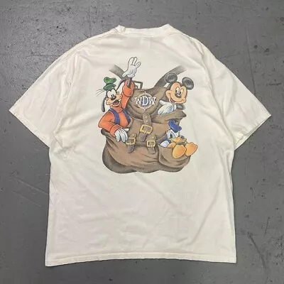 Vintage 90s Walt Disney World Double Sided Graphic T-Shirt • $20