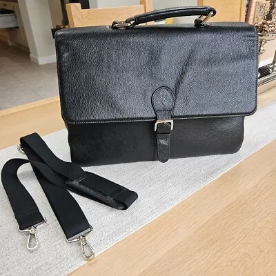 Leather  Briefcase - Laptop Friendly     • £49