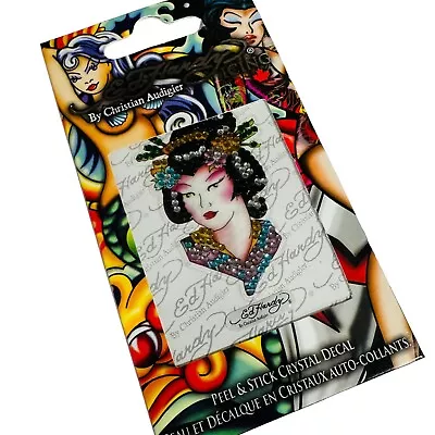 Ed Hardy By Christian Audigier Peel And Stick Crystal Decal Icing Geisha • $5.99