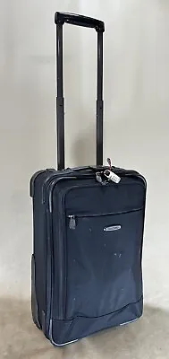 $175 • Buy Preowned DAKOTA By Tumi Black Luggage 20  Upright Wheeled Suitcase