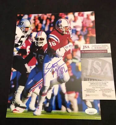 JSA Stanley Morgan Signed New England Patriots Autographed 8x10 Photo Auto 723 • $24.99