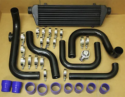 Civic Integra Del Sol D16 B16 B18 Bolt-on Turbo Black Intercooler Piping Kit Rs • $241.48