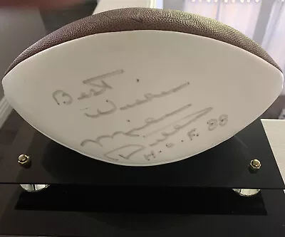 Mike Ditka Chicago Bears Signed Full Size Auto Football  No COA Rare Inscription • $179