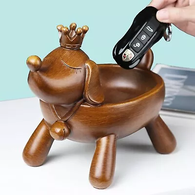 Crowned Dachshund  Key Holder Candy Snack Tray • $39