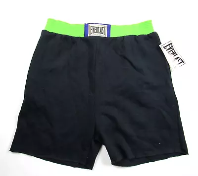 Vtg NOS NWT 1980s Everlast Boxing Sweat Shorts Sz L 32-38  X 4  Neon 80s 90s USA • $85.91