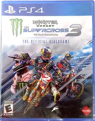 Monster Energy AMA Supercross 3 FIM World Championship PS4 Playstation 4 • $14.95