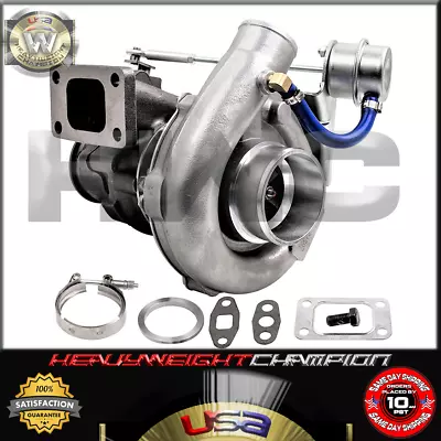 T04E T3/T4 V-BAND Turbocharger Turbo AR.50/63 With Internal Wastegate Bearing • $138.50