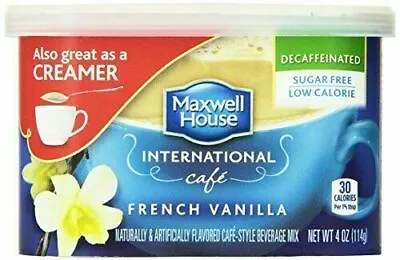 Maxwell House International Decaf Sugar Free French Vanilla Cafe • $9.99