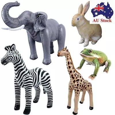 Animals Inflatable Balloon Model Wild Woodland Balloons Cow Elephant Giraffe • $24.03