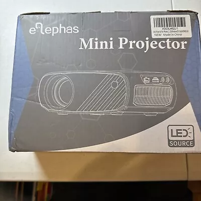 Mini Projector For IPhone ELEPHAS 2023 Upgraded 1080P Projector 8000L Portable • $70