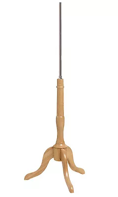 $42.95 • Buy Natural Wood & Metal Tripod Dressmaker Form Base Seamstress  34 1/2  Tall