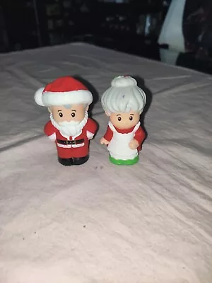 Little People Santa And Mrs Claus Fisher Price Christmas Holiday • $6.95