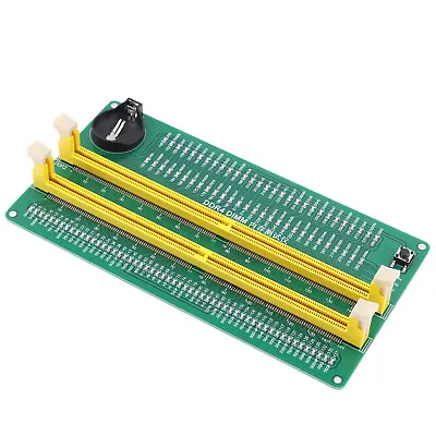 DDR4 Desktop PC RAM Memory Tester Slot Diagnostic Analyzer Tester Card With LED • $26.99
