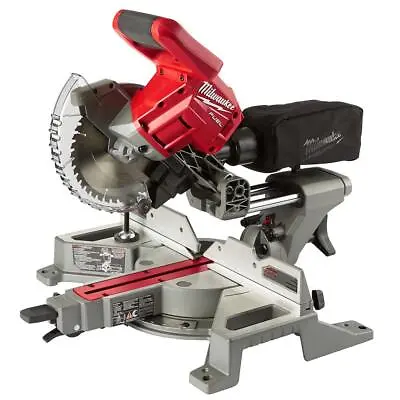 Milwaukee M18 Fuel 7-1/4 In. Dual Bevel Sliding Compound Miter Saw (Bare Tool) • $449