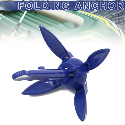 Folding Anchor Rope Kit For Canoe Kayak Fishing Accessories Boat Marine Sailboat • $24.69