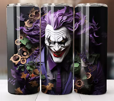 3D The Joker 20oz Insulated Tumbler Stainless Steel Cup Mug • $19.95