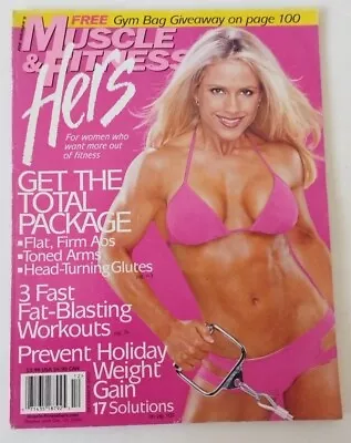 MUSCLE & FITNESS HERS MAGAZINE DEC 2002 Monica Brant RARE • $20