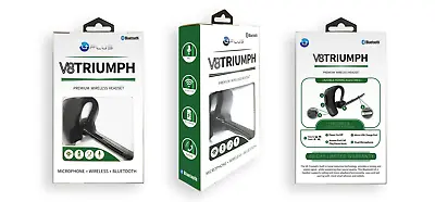 Bluetooth Wireless Headset Stereo Headphone Earphone Sport Handfree-V8 Triumph • $12.99