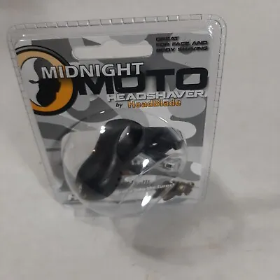 $11.95 • Buy HeadBlade Black Midnight Moto Headshaver Face And Body Shaving Brand New Sealed