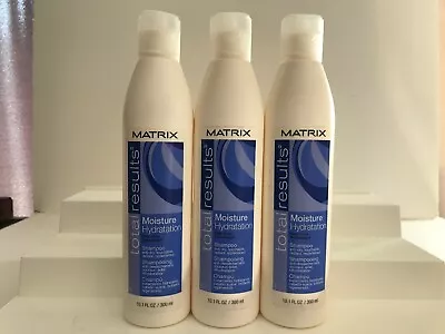 3x Matrix Total Results Moisture Hydratation Shampoo 10.1 Oz New • $24.99