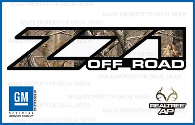 2001 - 2006 Chevy Silverado Z71 Off Road Decals Realtree AP Camo Stickers FG9F4 • $24.96