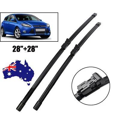 28 + 28  Windscreen Wiper Blades For Ford Focus LZ LW 2011 2012 2013 2014 - 2018 • $13.27