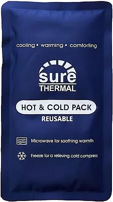 Sure Thermal Luxury Reusable Hot & Cold Ice Gel Pack First Aid Medical Sports • £4.99