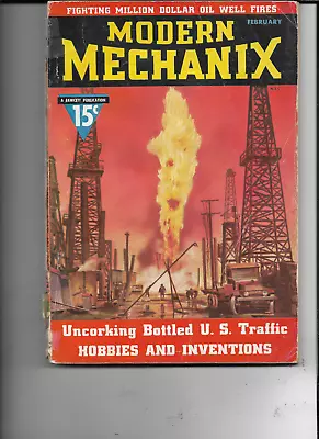 Modern Mechanix Hobbies And Inventions Magazine------february 1937 • $19.99