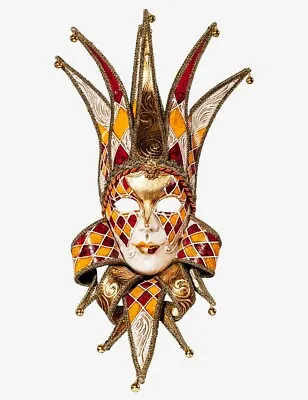 Venetian Mask Meraviglia Jolly Made In Venice Italy! • $263.99