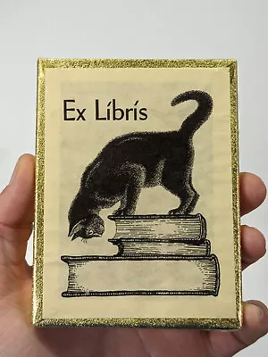 Vintage Ex Libris Antioch Black Cat On Books Book Plates Original Box / Sealed • $49.99