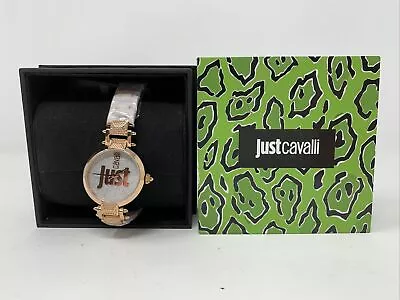 Just Cavalli Women's Just Mio Two Tone Quartz Mineral Crystal - JC1L076M0145 • $99.99