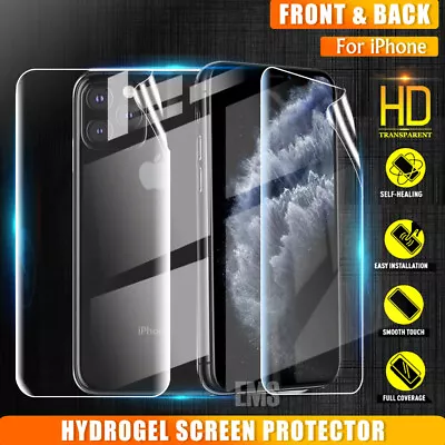 IPhone 12 Mini 11 Pro Max XR X XS 8 7 Plus Full Cover Screen Protector For Apple • $9.99