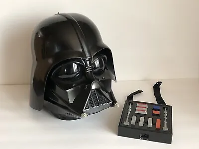 Darth Vader Helmet Star Wars Mask Voice Changer COSPLAY Full  2 Pc Halloween • £149.45