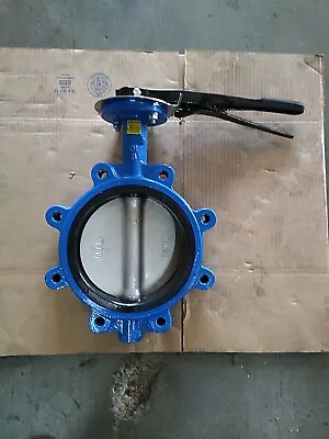8  Butterfly Valve Lug With Align Holes Stainless Disc Viton Seat With Handle • $363.12