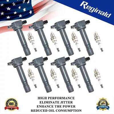 8X Ignition Coils & 8X Spark Plug For Volvo XC90 S80 2005-11 V8 4.4L UF574 C1722 • $112.18