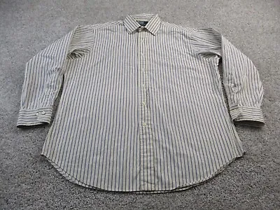 Polo Ralph Lauren Curham Mens Long Sleeve Button Up Shirt Size16.5 32-33 Striped • $10.64